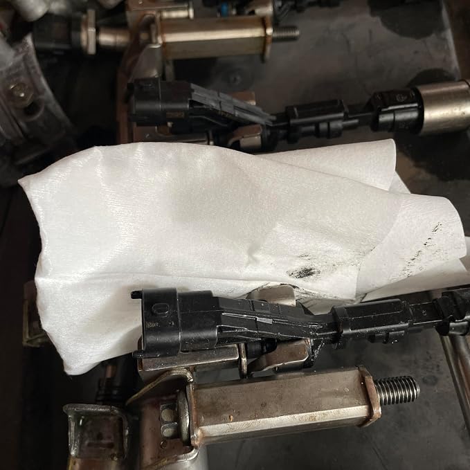 AAwipes Industrial Wipes Multi-purpose Cleanroom Wipes | 500 PCS | 10"*12", White| Dust-Free Cellulose/Polyester Blend Disposable, Jumbo Roll, High Absorbency - NW0561012R