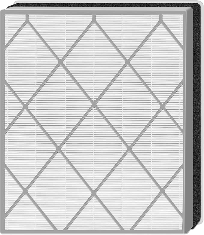 HE400 HE401 Filter Replacement for Shark Air Purifier 4 Fan, Compatible with Shark HE400 HE401 HE402 HE405 Air Models, Main Filter, Replace Part # HE4FKPET By Improvedhand