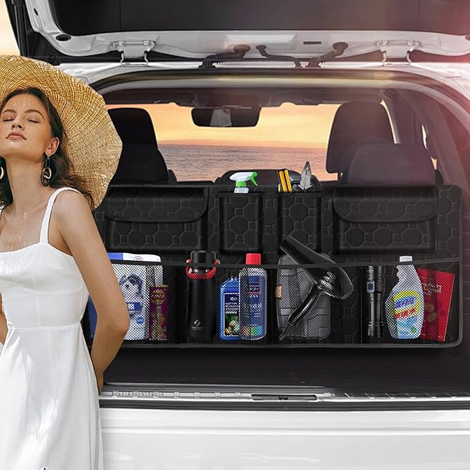 Trunk Organizer and Hanging Car Storage Organizer