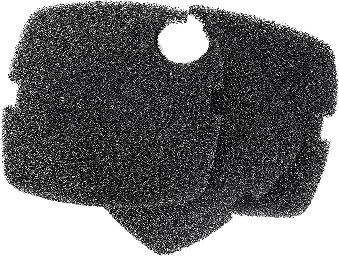 fishkeeper Replacement Canister Sponge Filter Pad – Compatible 18W / 25W Canister Filter, 3-Pieces 5.91" x 5.91" x 0.78" Filter Media Foam Sponges for 65GPH/390GPH Canister Filter