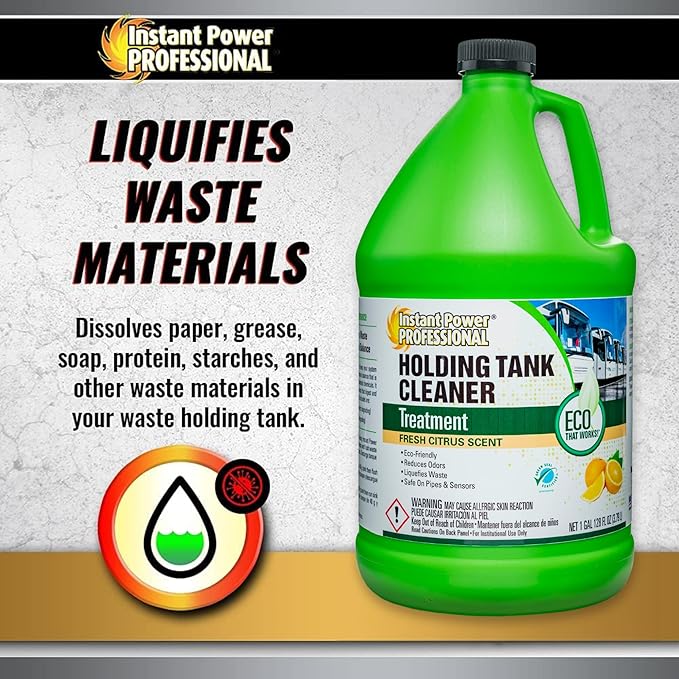 Instant Power RV and Marine Holding Tank Treatment, 8871, 128 Fl. Oz.