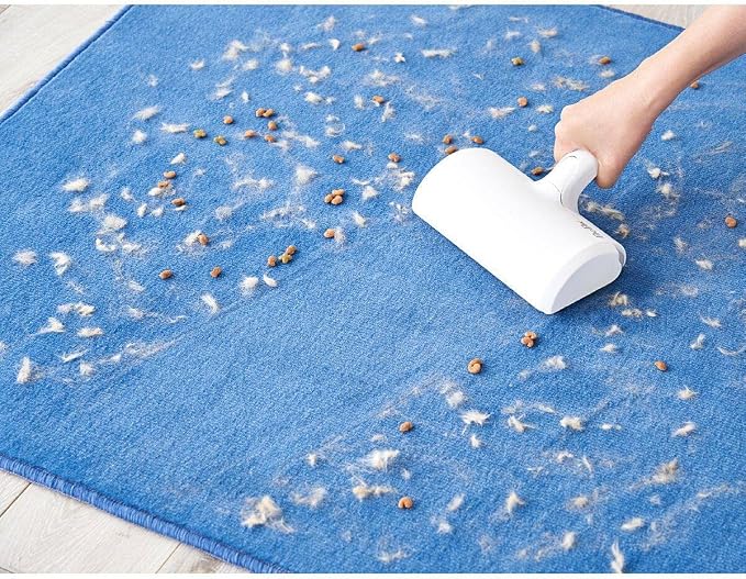 Upgraded Pet Hair Remover and Dirt Remover for Furniture, Reusable Dog Hair Remover Roller for Dog & Cat, Self-Cleaning, Perfect Fur Remover for Couch, Carpet, Bed and Car and More (White)