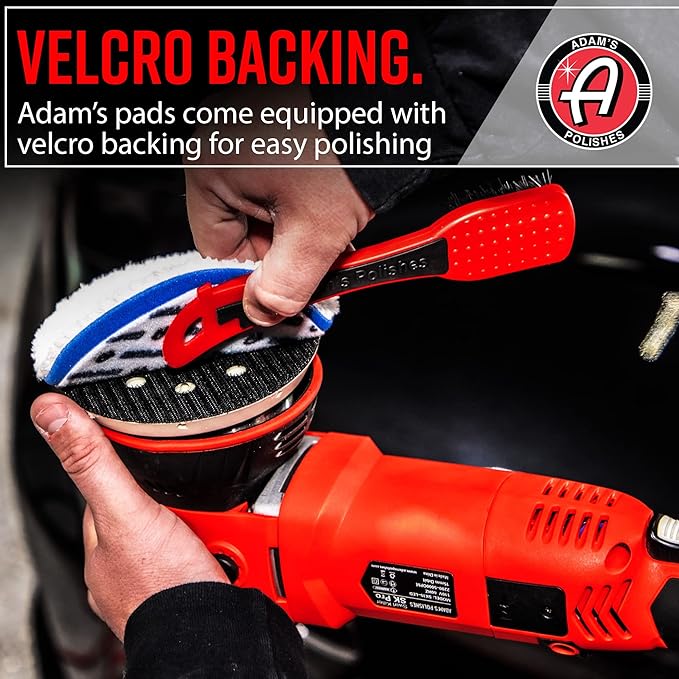 Adam's Polishes Premium Polisher Pads Bundle, Expertly Designed to Make Polishing and Paint Correction Easier & Quicker, Color Coded to Match with Recommended Polishes or Compounds (3.5 Pads Bundle)