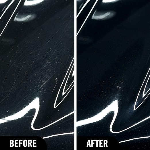 Turtle Wax Hybrid Solutions Ceramic Acrylic Black Car Polish and Wax, Car Scratch Remover & Car Paint Restorer for Black Cars, Deep Shine, Ceramic Coating Protection & Water Beading, 14 oz (Pack of 2)