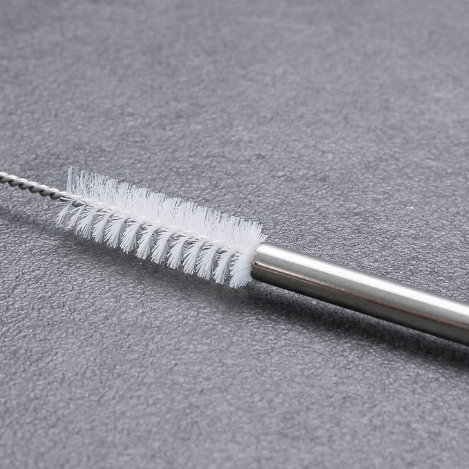 Drinking Straw Brush-50 Pack, 90" x 8 mm Cleaner Brush for Stainless Steel Straws and Cleaning Brush for Smoothie Straws. Reusable Washable Dishwasher Safe