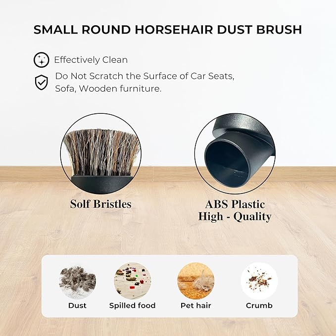 For Shark Vacuum Cleaner Accessories Replacement Kit | Household Cleaning Set with Crevice Tool, Dust Brushes & Vacuum Hose Adapters | 35MM Vacuum Attachments & Brushes