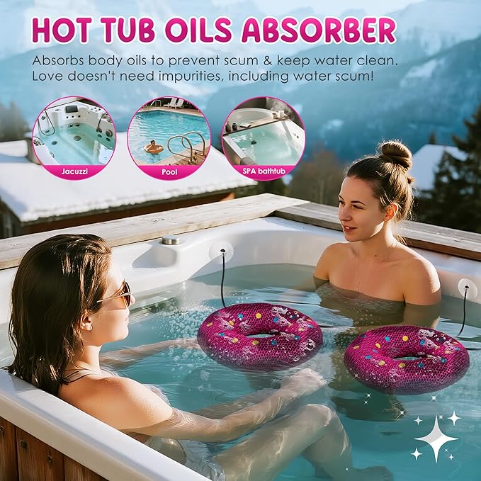 Hot-Tub-Scum-Absorber-Devilfish 1 Pack & Hot-Tub-Scum-Absorber-Professional-Paw 1 Pack Hot-Tub-Scum-Absober-Kits Floating-Sponge-Scum-Remover Reusable-Scum-Bug-Oil-Scum-Absorbing-Sponge