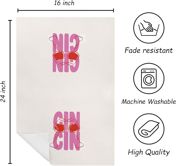 Italian Kitchen Towels Set 3, Italian Kitchen Decor, Bar Towels for Kitchen Bartender, Retro Dish Towels for Hand Towels for Kitchen, Aesthetic Kitchen Decor, 16x24 Inch