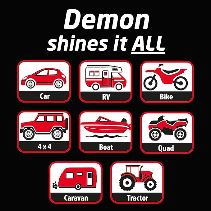 CarPlan Demon Wheels 34 fl Oz (1L) - Fast Wheel Cleaner (Pack of 2)