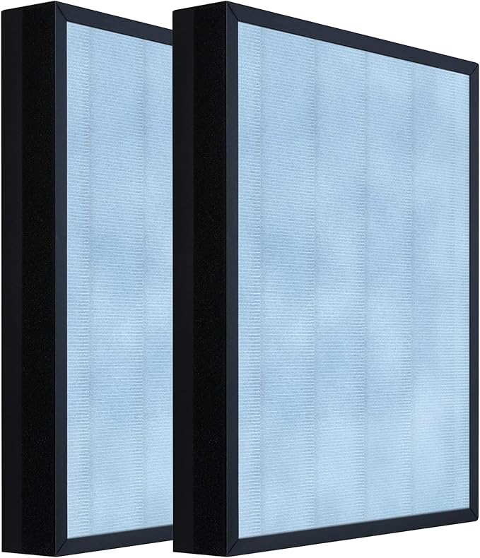 HSP002 True HEPA Air Filter Replacement Compatible with HATHASPACE Air Purifier 2.0 (H13 True HEPA) 2Pack