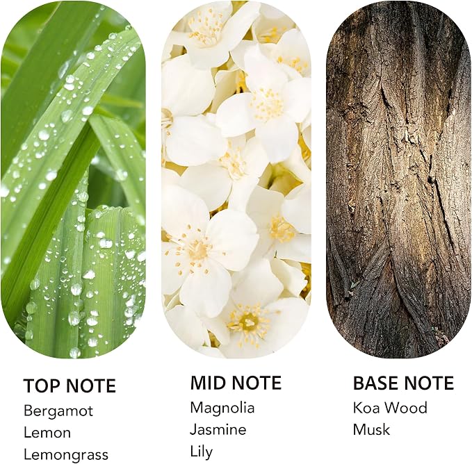 Luxury Hotel Scent Diffuser Oil 24K Aura 500ml Lemongrass Fragrance for Home, Long Lasting Waterless Aroma Oil Refill for Cold Air & Car Diffusers, Large Room Home Fragrance