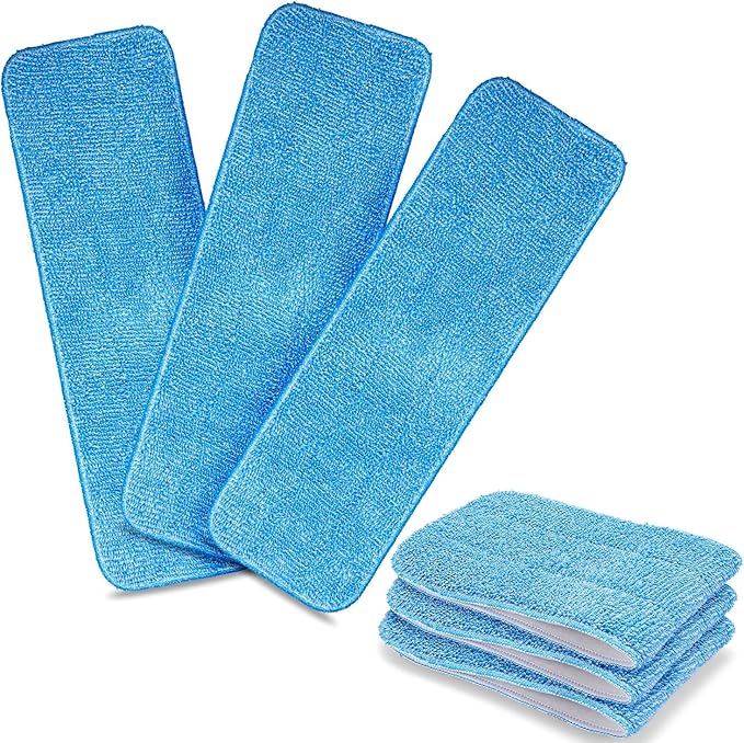 Reusable Mop Pads, 2 Pack Mop Head Replacement, Home Cleaning Scrubbing Floor Pad