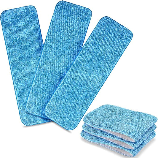 Reusable Mop Pads, 2 Pack Mop Head Replacement, Home Cleaning Scrubbing Floor Pad