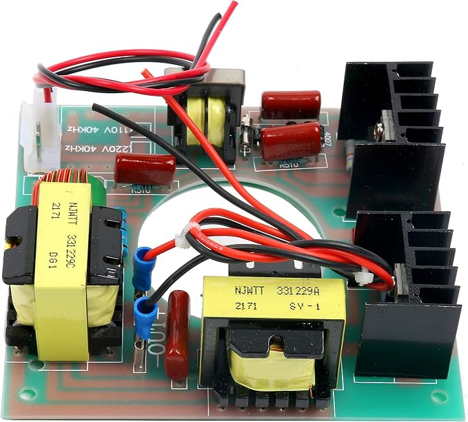 YaeCCC 60W 40KHz Ultrasonic Cleaning Transducer Cleaner + Power Driver Board 110V AC
