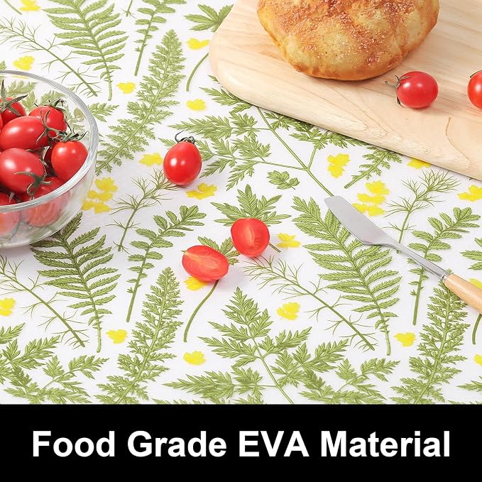 Cooyes Shelf Liner Drawer Liners, Shelf Liners for Kitchen Cabinets, Non-Adhesive Cabinet Liner, EVA Waterproof Non-Slip Refrigerator Liners for Kitchen Drawers（23.6" W x 118" L）