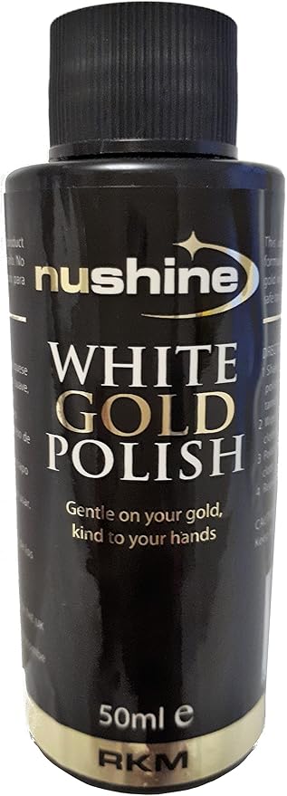 Nushine White Gold Polish 1.7 Oz - ecofriendly Formulation
