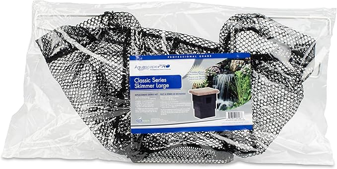 Aquascape Large Mechanical Classic Pond Replacement Skimmer Debris Net Black