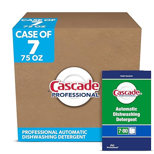 Cascade Automatic Dishwashing Detergent Powder Bulk with Dawn Grease-Fighting Power, Fresh Scent, 72 oz (Case of 7)