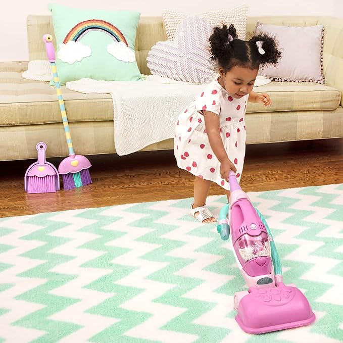 Battat – Play Circle – House Cleaning Set for Kids – Toy Vacuum – Hand Vacuum for Toddlers – Pretend Play – 3+ Years
