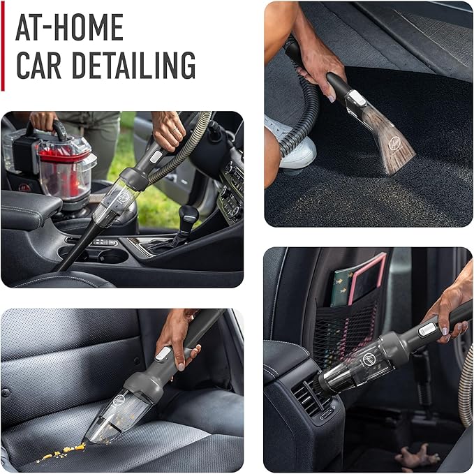 Hoover CleanSlate XL Deep Cleaning Spot Carpet Cleaner Machine, for Carpet and Upholstery, Permanent Stain Remover, Car and Auto Detailer, FH15000V + Hoover CleanSlate 5-Piece Car Cleaning Tool Kit,