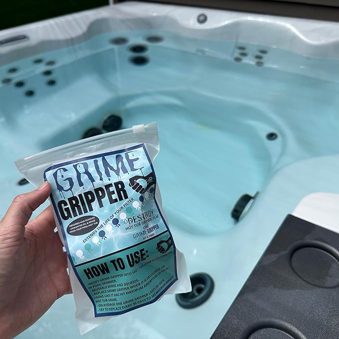 Hot Tub Scum Absorber, Scum Absorber for Spa, Hot Tub Sponge Scum Remover, Spa Scum Absorber, Sponge (4 Pack)