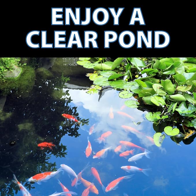 CrystalClear OneFix Beneficial Bio Clarifier Treatment, 1 Gallon | For clear water gardens, small outdoor ponds & fountains; koi fish, plant & pet safe formula