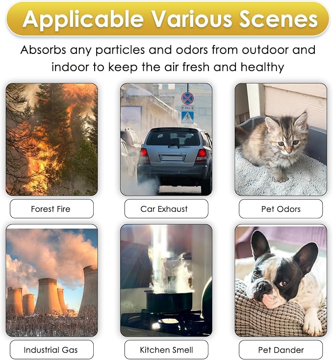 2 Pack Vital 200S Pet Care Replacement Filter for LEVOIT Vital 200S and Vital 200S-P Air Purifier, H13 True HEPA Filter, 3-in-1 Activated Carbon Filters, Replace #Vital 200S-RF-PA, Yellow