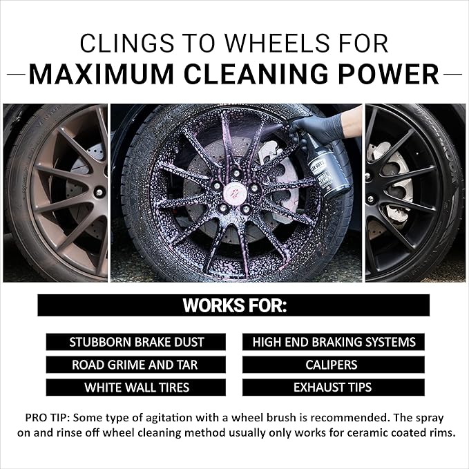 CAR GUYS Wheel Cleaner Bundle: 1 Gallon and 18 Oz
