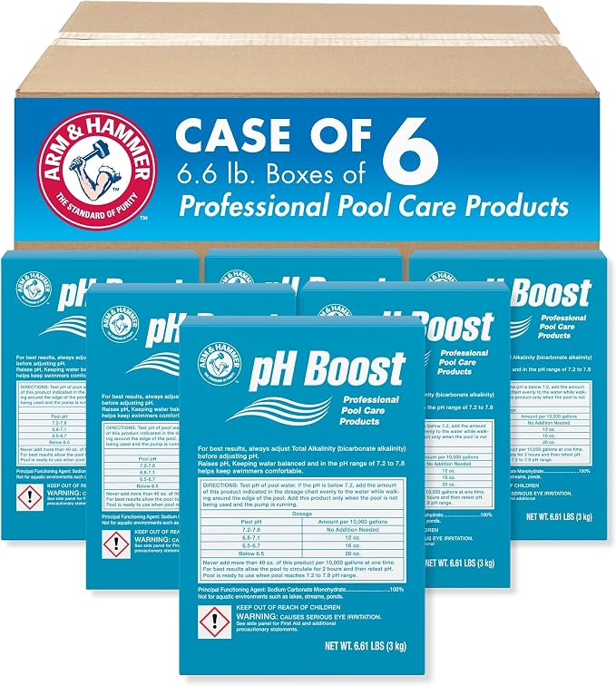 ARM & Hammer pH Boost Professional Pool Care, 39.6 lb (Case of 6)