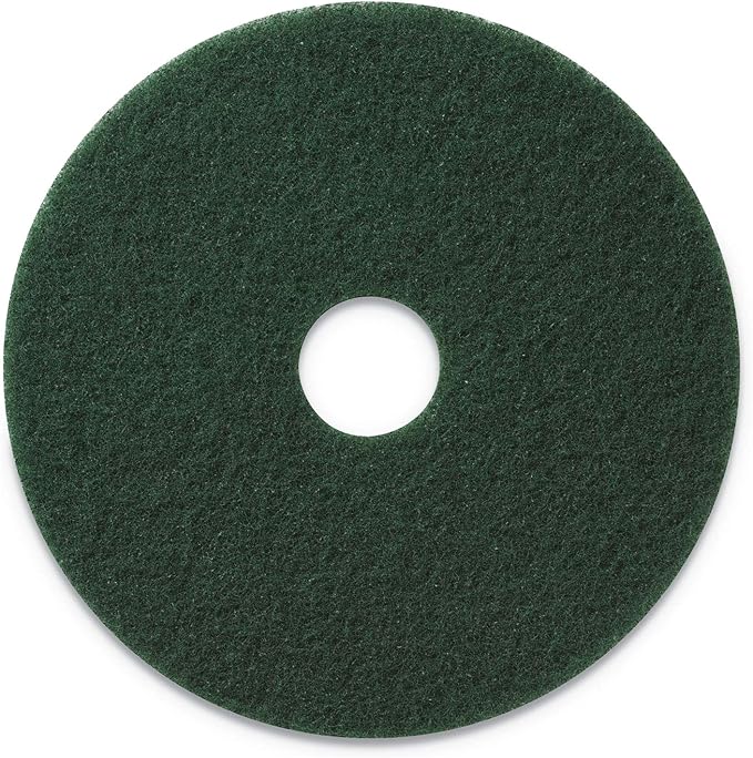 Americo 400320 Scrubbing Pads, 20-Inch Diameter, Green, 5/Ct