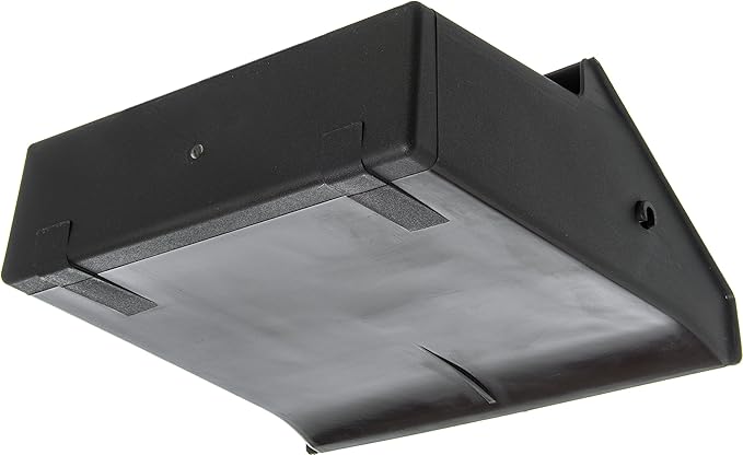 Carlisle FoodService Products Standing Dustpan – Dust Pan with Long Handle, Serrated Edge, Pivoting Pan Design, for Home, Kitchen, Lobby, or Office, 30 Inch Plastic, Black