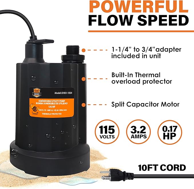Chromex Tankless Heater Descaler Kit - Just Add Vinegar or Your Own Descaler