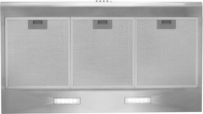 COSMO COS-5MU36 36 in. Delta Collection Ducted Under Cabinet Range Hood, Button Controls, Reusable Filters, LED Lights, Stainless Steel