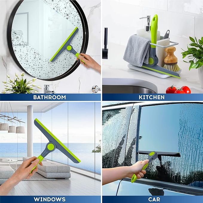 DSV Standard Shower Squeegee 10" and Floor Squeegee 24"