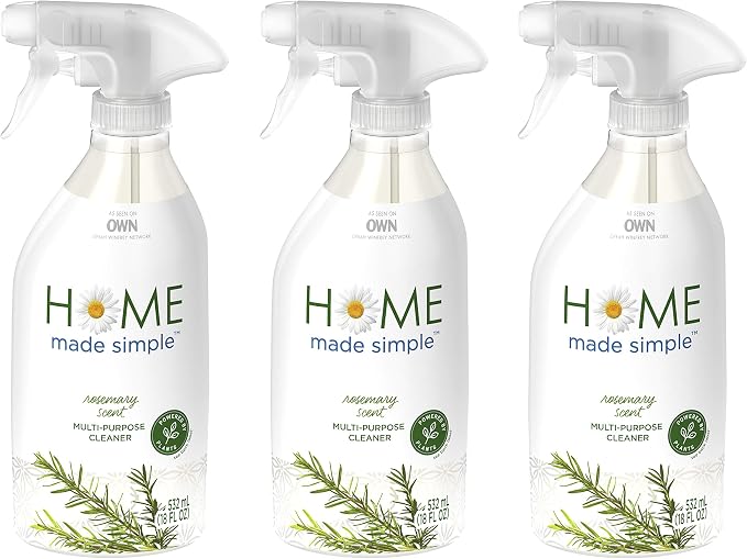 Home Made Simple All Purpose Cleaner Natural Household Surface Cleaning Spray, Rosemary Scent, 54 Fluid Ounce