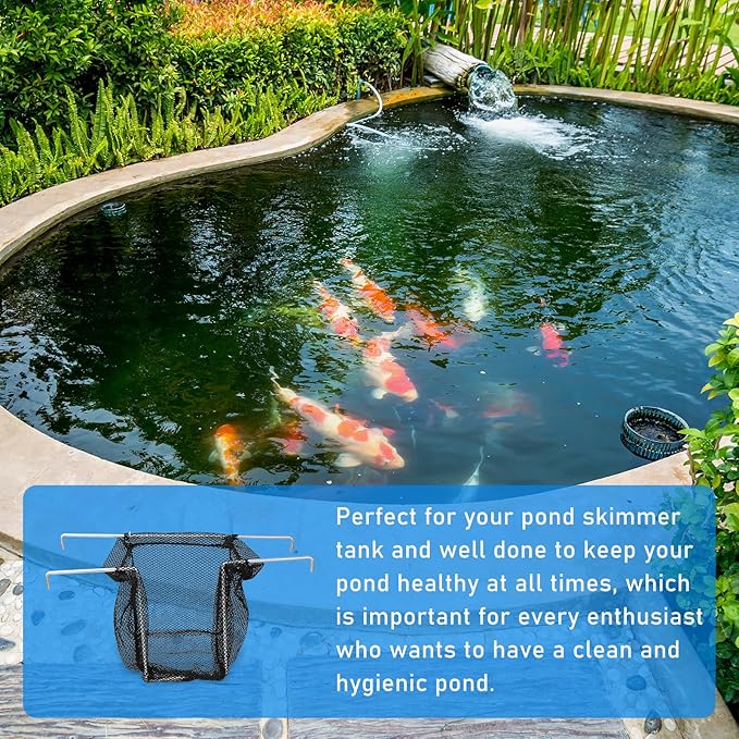 Pond Skimmer Debris Net Compatible with Aquascape 09015 Classic Standard Skimmer, for Small and Medium Ponds, 6" Standard Debris Net, Part Number 29146