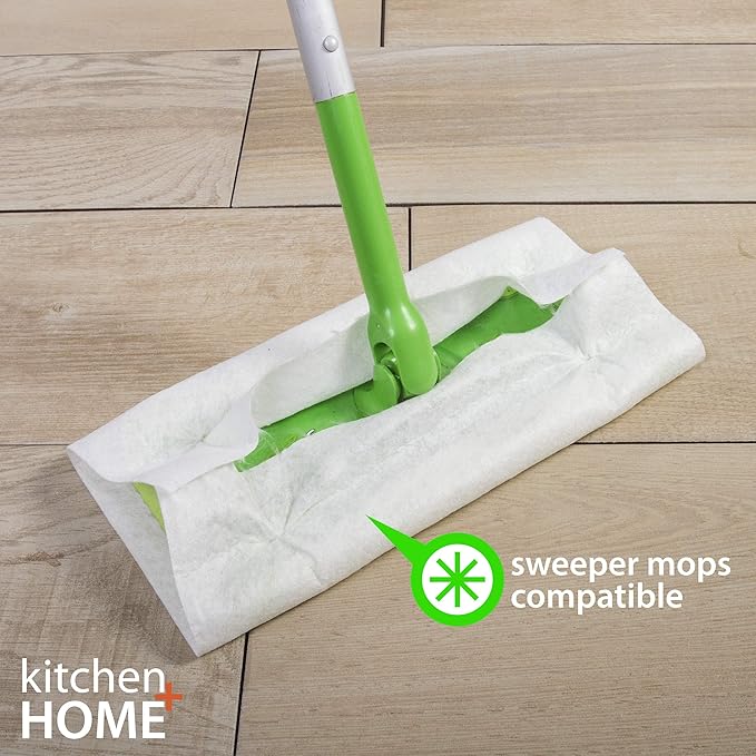 Kitchen + Home Paper Towel Alternative – Heavy Duty Washable Reusable Rayon Towels Made From Bamboo - One roll replaces 6 months of towels! 4 Pack
