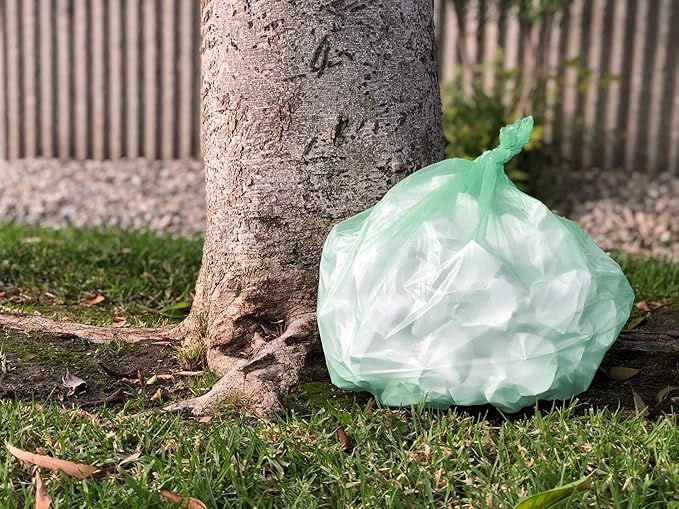 Reli. Compostable 13 Gallon Trash Bags | 150 Count Bulk | ASTM D6400 | Green | Eco-Friendly | For Compost
