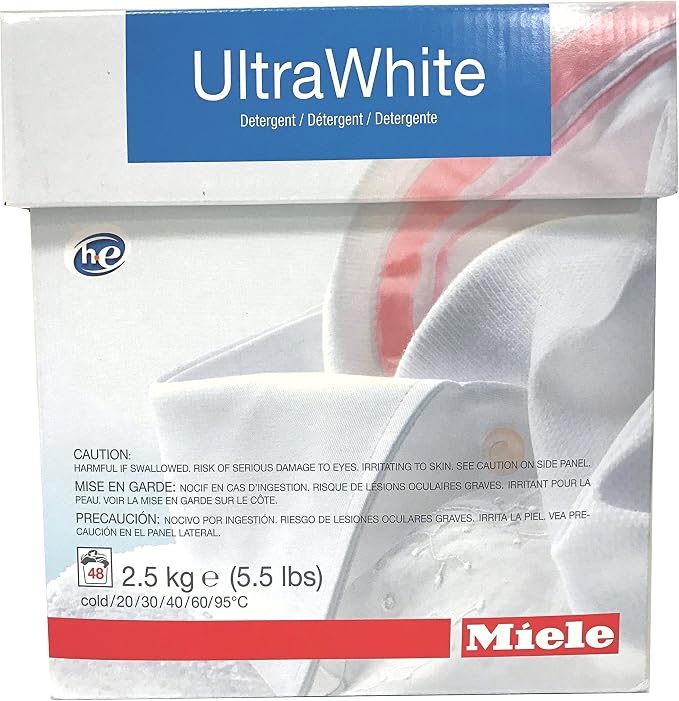 Miele CareCollection UltraWhite Multi-purpose powder 2.5KG (5.5 LBS) 48 Loads
