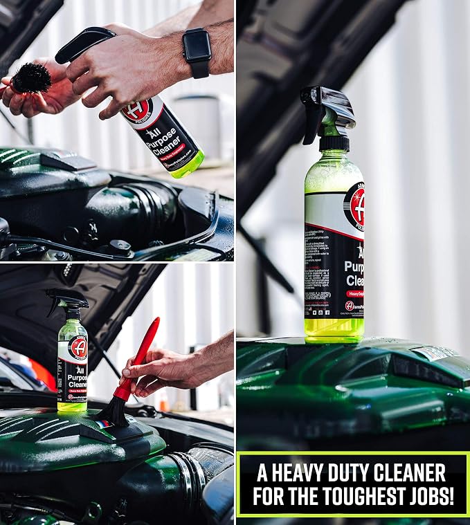 Adam's Polishes All Purpose Cleaner (Gallon) - Professional Heavy Duty Industrial Cleaner & Degreaser | Cuts Heavy Grease & Tar | Car Detailing, Tire Cleaner, Engine Cleaner, Wheel Cleaner