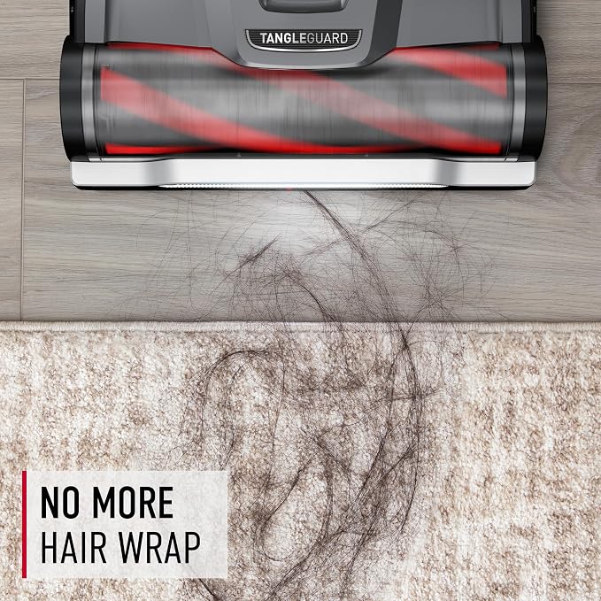 Hoover WindTunnel Tangle Guard Bagless Vacuum Cleaner, Corded Upright Vacuum, HEPA Media Filtration, Anti-Hair Wrap, Headlights, Swivel Steering, Corded Vacuum Cleaners for Home Use