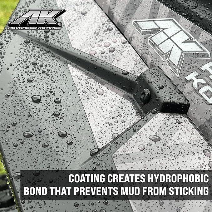 Advanced Kotings EZ-Clean Mud Guard | Ceramic Coating Mud Defender and Repellent | Makes Cleanup Easy for ATVs, UTVs, Dirt Bikes, Vehicles and More | 16 fl oz Spray - Single Bottle