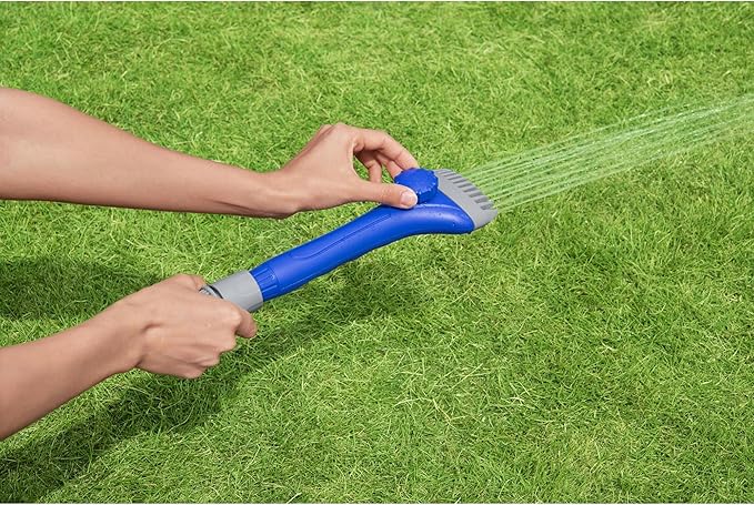 Bestway Flowclear Aqualite Pool Filter Cartridge Cleaning Tool Hose Attachment with Removable Comb Style Head and Water Flow Control Knob