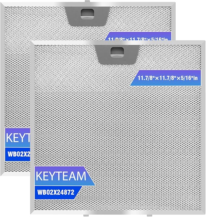 2 Pack-WB02X24872 Range Hood Grease Filter 11-7/8''x11-7/8'',Compatible with GE JVW5301EJ1ES JVW5301SJ1SS JVW5301BJ1TS JVW5301FJ1DS JVW5301EJ2ES