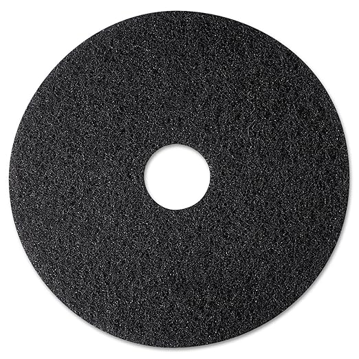3M 7300 Black 12-Inch High Productivity Pad (5 per Case)