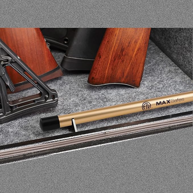 MAXSafes Gun Safe Dehumidifier Rod, Dry Rod - Easy Installation Plug-in Electric Dehumidifier Eliminates Moisture for Gun Safes & Cabinets, ETL Approved，12in