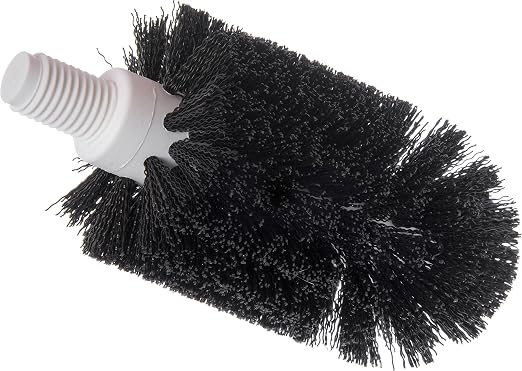 SPARTA 4014600 Plastic Floor Drain Brush, Drain Cleaning Brush With Female Thread For Drain Cleaning, 3 Inches, Black