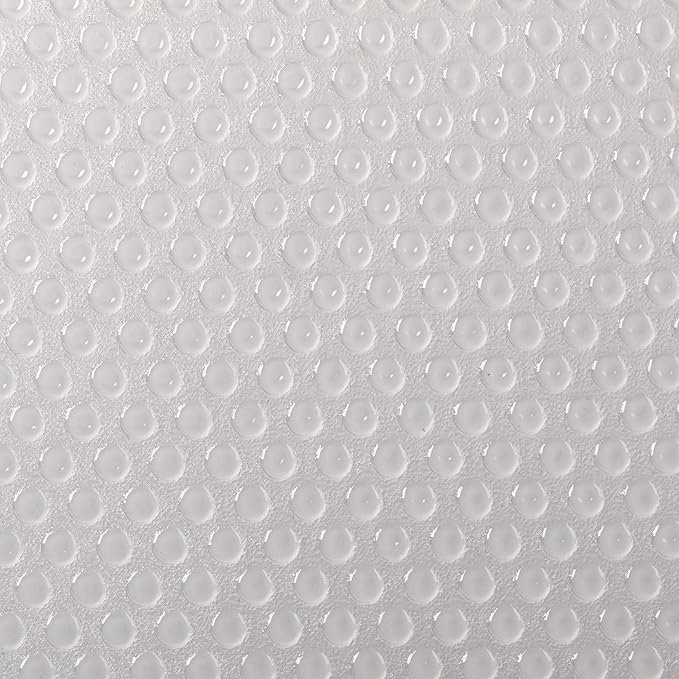 EasyLiner Clear Classic Shelf Liner - Durable Non-Adhesive Fridge Liner - Easy-to-Install and Easy-to-Clean - Kitchen Liner Mat for Fridge Shelves - Food Safe - Removable - 12 in x 20 ft - Clear