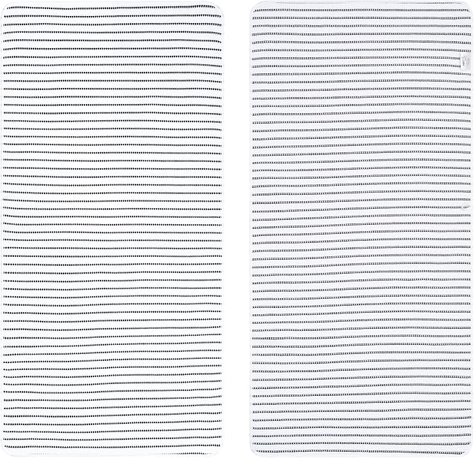 POLYTE 430 GSM Microfiber Oversize Quick Dry Lint Free Bath Towel, 60 x 30 in, 4 Pack (Waffle Weave)