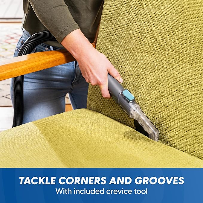 Vacmaster 600 Series 24V Cordless Portable Carpet & Upholstery Spot Cleaner Machine, 16Kpa Power Suction, with Hose Cleaning Tool and Versatile Tools for Pets, Area Rugs & Couches – DSCC2401 0101